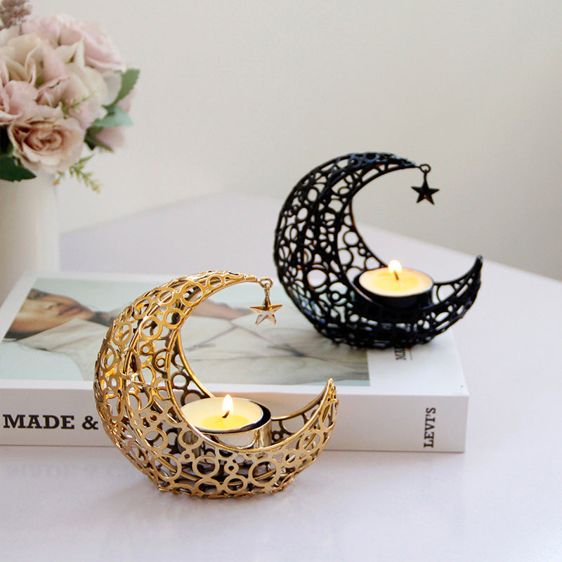 Crescent Moon Candle Holder