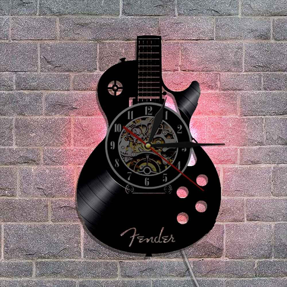 Retro Guitar Clock